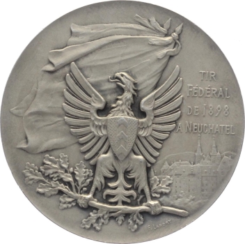 Preview: 1898 Neuchatel - Silber - Eidgenössisches Schützenfest